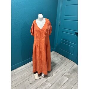 Ted Baker London Opalz Puff Sleeve Midi‎ Dress 5